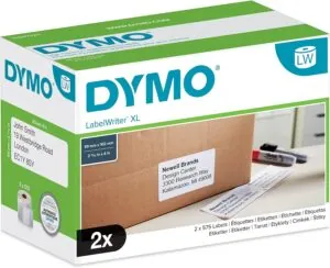 S0947420 Etichette Dymo LW 4XL - 5XL carta bianca per spedizioni grandi volumi mm. 59 x 102 mm. - ORIGINALI