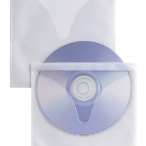 400131- Tasche adesive mm.125x120 - pp trasparente- lato aperto con strip adesivo di chiusura - 500 pezzi