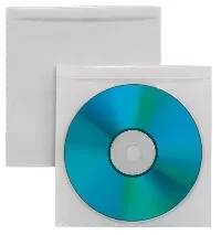 679331 - Tasche adesive in pvc trasparente con strip adesivo porta CD - 500 pezzi