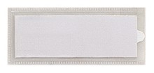 320411 - Portacartellini in PVC con fondo trasparente mm.24 x 63 - Pezzi 500