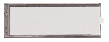 321200 - Portacartellini in PVC con fondo grigio mm. 32 x 88 - 500 pezzi
