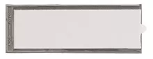 321200 - Portacartellini in PVC con fondo grigio mm. 32 x 88 - 500 pezzi