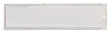 320413 - Portacartellini in PVC con fondo trasparente mm.32 x 124 - Pezzi 500 per confezione