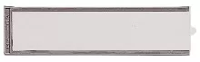 321300 - Portacartellini in PVC con fondo grigio mm. 32 x 124 - 500 pezzi