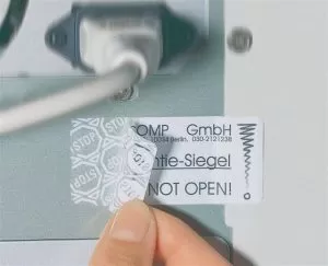 L6113-20 - Etichette bianche antimanomissione - stampanti Laser - 45,7x21,2 - 20 ff