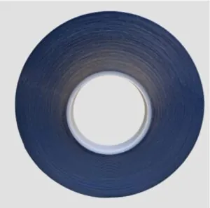 Biadesivo in Schiuma Trasparente Sp.0,5 - Adesivo acrilico - liner blu