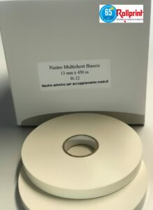 NASTRO MULTISHEET BIANCO MM.13 X 450 M. PER MODULI CONTINUI